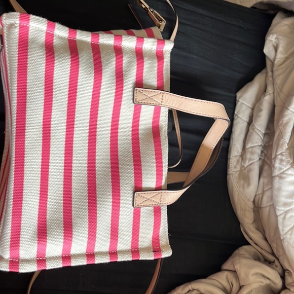 Pink & Cream Kate Spade mini tote - Picture 5 of 9